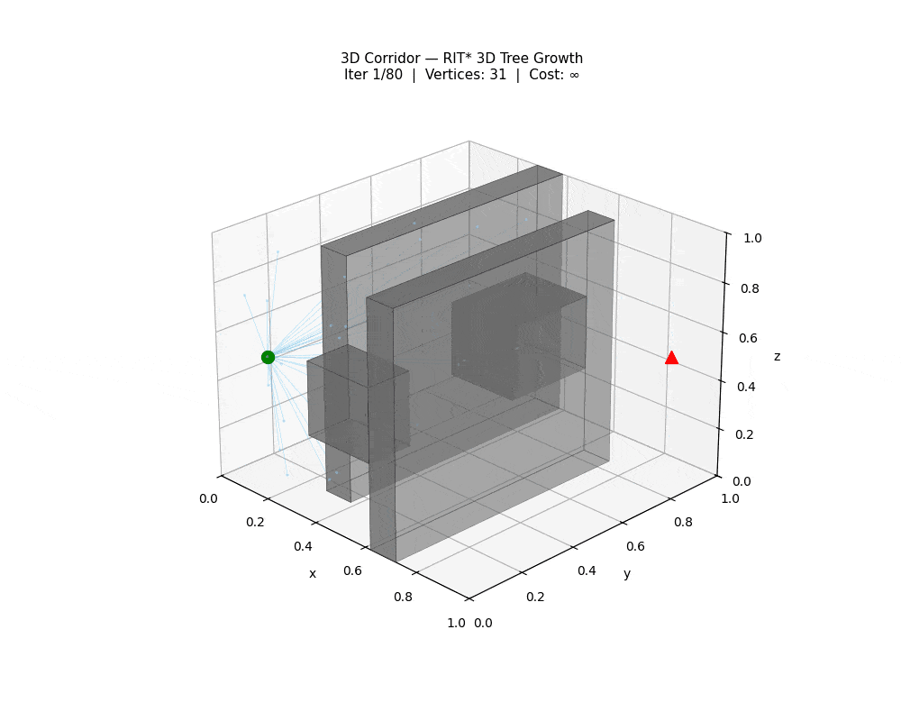 3D Corridor — RIT*